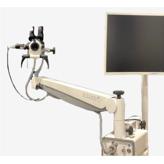 Soporte para monitor externo para colposcopio C100F