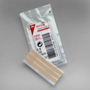 Tiras estériles para cierre de heridas Steri-Strip™ elástico. Medida: 6 mm x 7.5cm Caja c/50 sobres