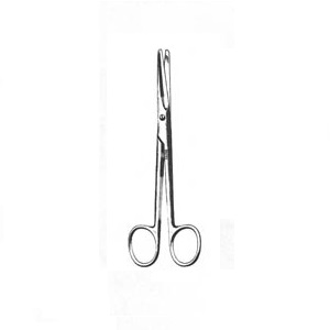 Tijera Mayo recta de 6-3/4" (17.1 cm) con una hoja estriada