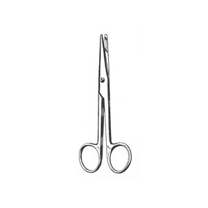 Tijera Mayo recta de 6-3/4" (17.1 cm) puntas romas