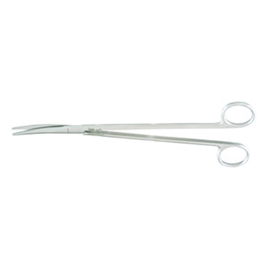 Tijera Metzenbaum curva 9-1/4" (23.3 cm), diseño delicado.