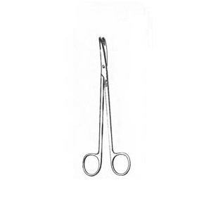 Tijera Metzenbaum recta 5-3/4" (14.5 cm), diseño estándar, recto, puntas romas.