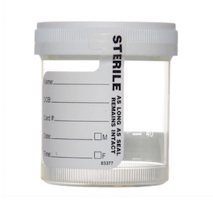 Vaso recolector con termómetro estéril caja con 500 Cat. RRS-02SPC-2b Rapid Response