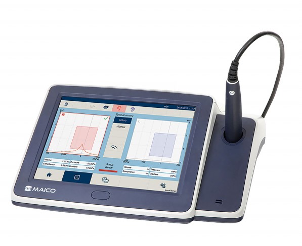 Impedanciometro (Timpanometro) mod. MI-26 Thouch Tymp All-Touch Screening Ipsi, Réflex, Air Vonfuction, DD45, Software 