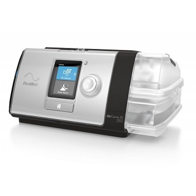 Equipo AirCurve 10 ST con HumidifAir para apnea de sueño