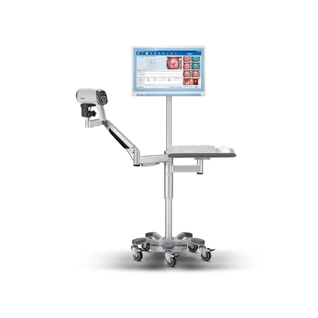 Videocolposcopio Mod. C6A con pedestal articulado, software y bandeja para teclado