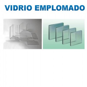 Vidrio emplomado de 36x72" (91.44x182.88cm), 12mm espesor, 2.5-2.9mm protección SRY