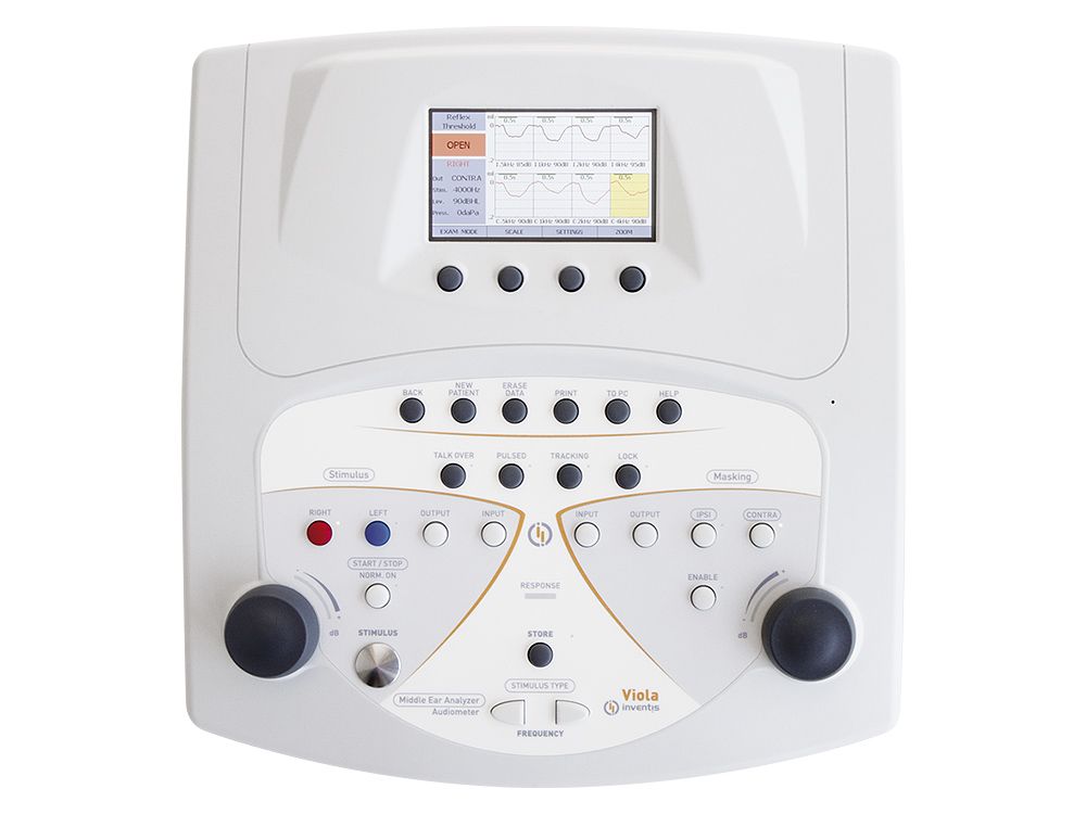 Timpanometro y Audiometro Combinado mod. Viola Plus con Impresora térmica (impedanciometro)