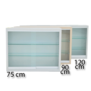 Vitrina Contra Muro de 75cm