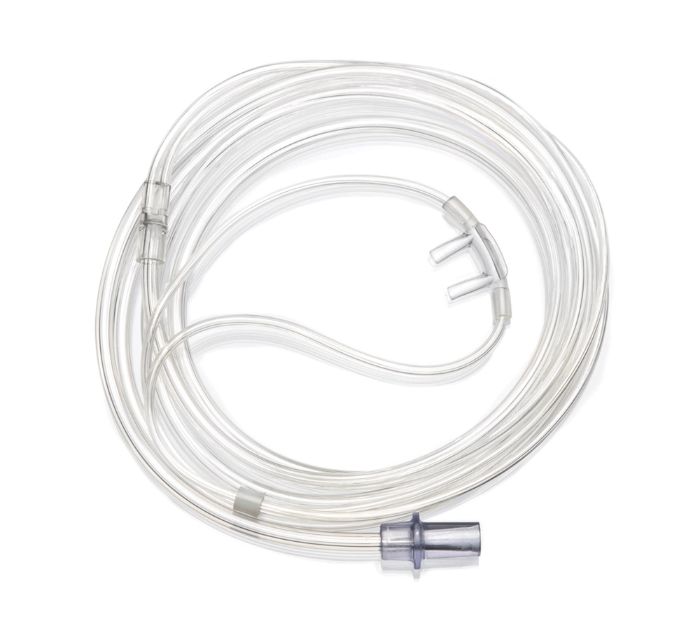Canula Nasal Adulta con Puntas Rectas y Tubo de 2.1m 