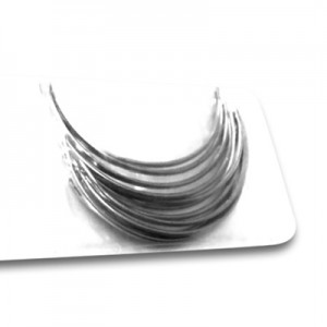 Aguja 1/2 circular paquete de 12 piezas #5 (12x38mm) ojo automático