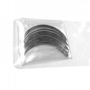 Aguja 3/8 de circulo paquete de 12 piezas #11(9x24mm) ojo automático 