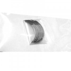Aguja 3/8 de circulo paquete de 12 piezas #12 (8x24mm) ojo automático 