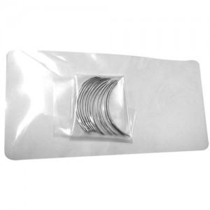 Aguja 3/8 de circulo paquete de 12 piezas #13 (8x20mm) ojo automático 