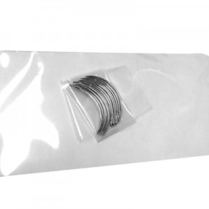 Aguja 3/8 de circulo paquete de 12 piezas #14 (8x17mm) ojo automático 