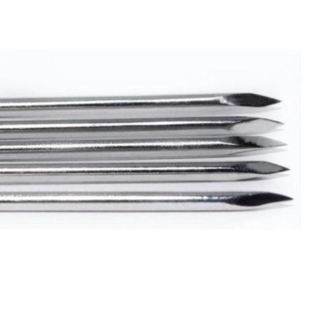 Alambre Kirschner (clavo) 0.045" (1.1 mm) 25 cms