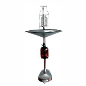 Alcoholera de pedestal sencilla