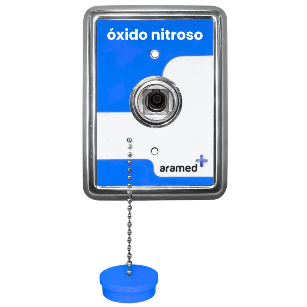 Toma de Oxido Nitroso N2O NFPA conexion Aramed/AGA