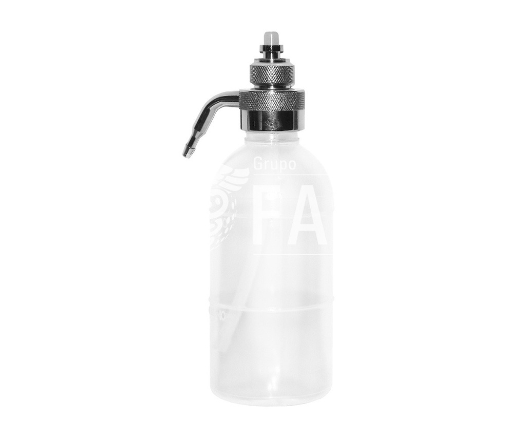 Humidificador de frasco reusable para flujometro tipo Ohio Ohmeda