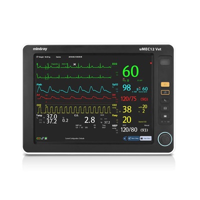 Monitor de Signos Vitales Veterinario mod. uMEC 12 con Capnografia