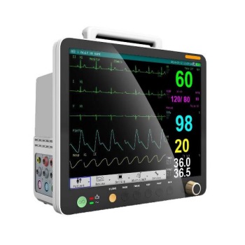 Monitor para paciente de signos vitales de 15" Mod. Balam III modular con ECG, SPO2, Temp, PANI