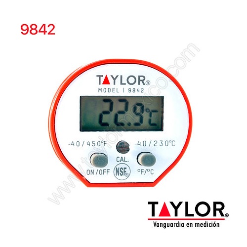 Termometro de vastago digital impermeable mod. 9842