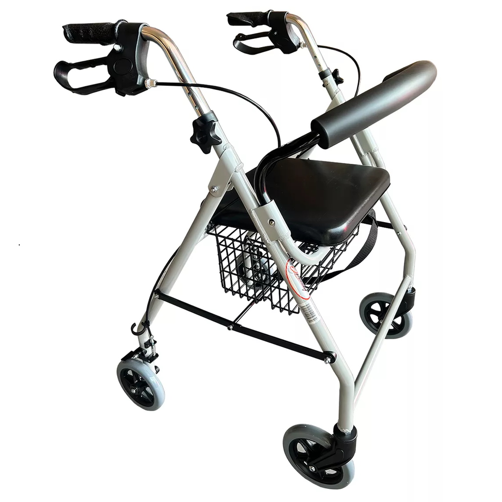 Andadera Caminadora Plegable Rollator de Aluminio