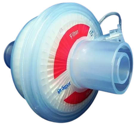 Filtro inspiratorio y exhalatorio mecánico safestar desechable 55, 55 ml de espacio muerto HEPA pieza