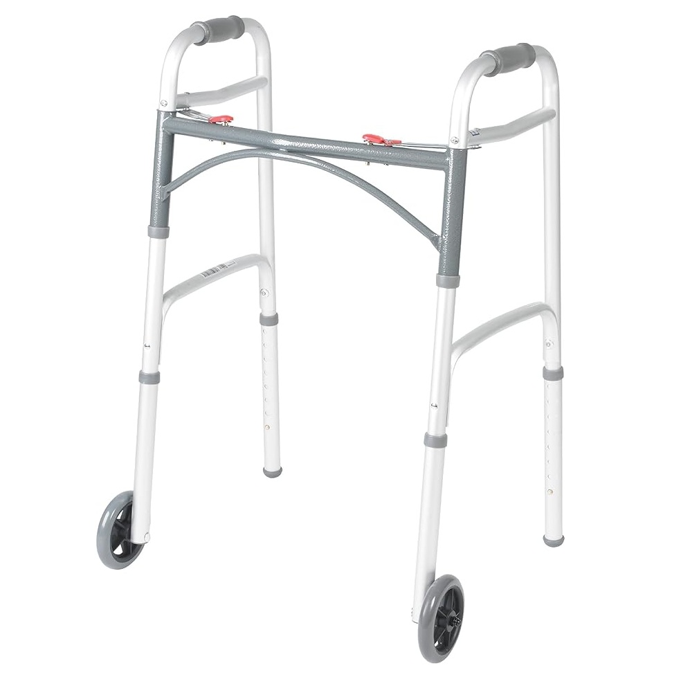 Andadera Plegable de Dos Botones para Adulto