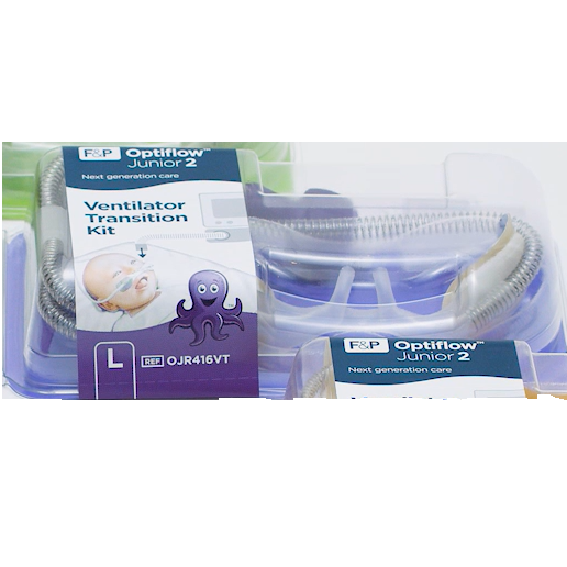 Kit de transición entre interfaz nasal y ventilador Optiflow Junior 2 G