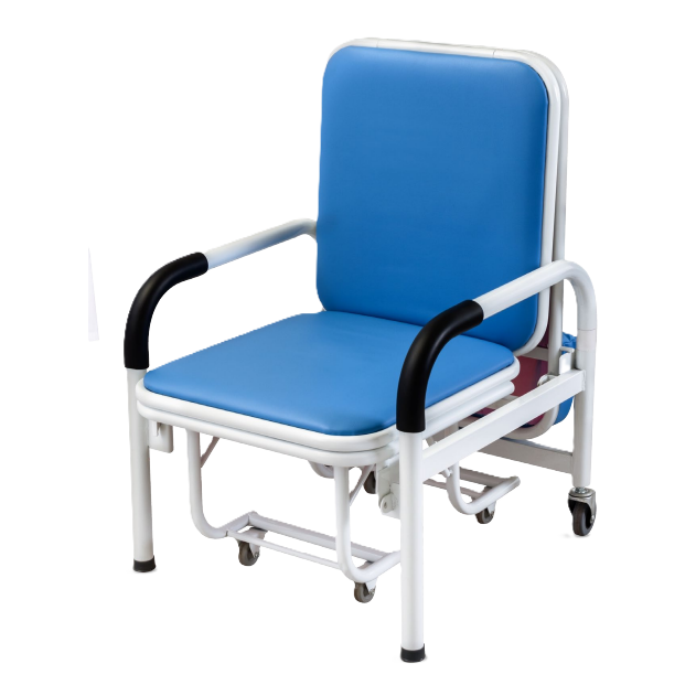 Silla hospitalaria plegable para acompañante 