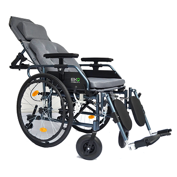 Silla Reclinable de Aluminio Acojinada