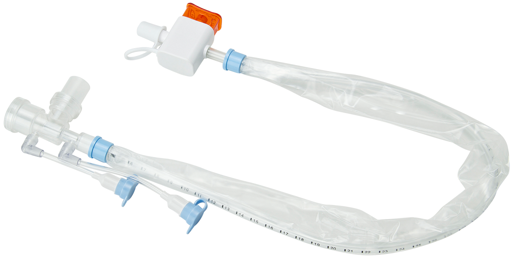 Sistema de succion cerrado con puerto de irrigacion neonatal de 6FR x 32 cm de largo
