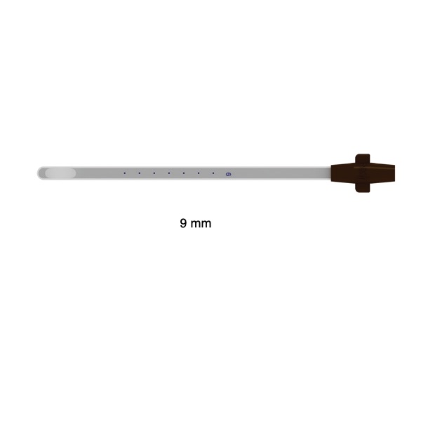 Canula de aspiracion EasyGrip de 9 mm Cafe obscuro