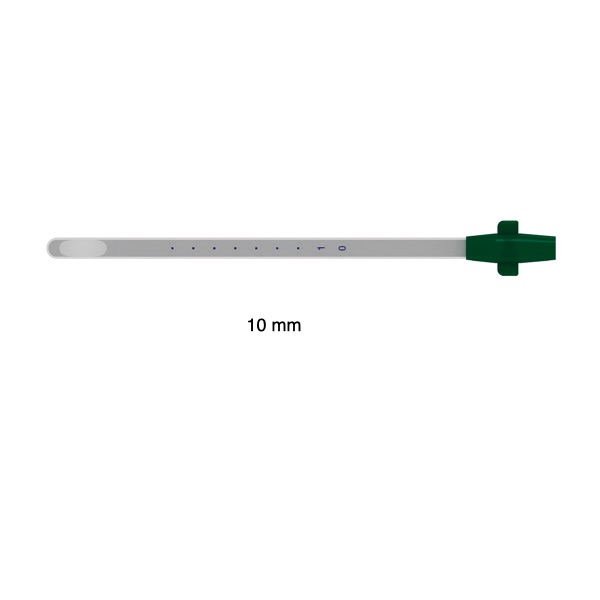 Canula de aspiracion EasyGrip de 10 mm Verde obscuro