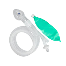 Circuito corrugado de anestesia para adulto de 1.5m, con conector, filtro HMEF y bolsa reservorio de 3L