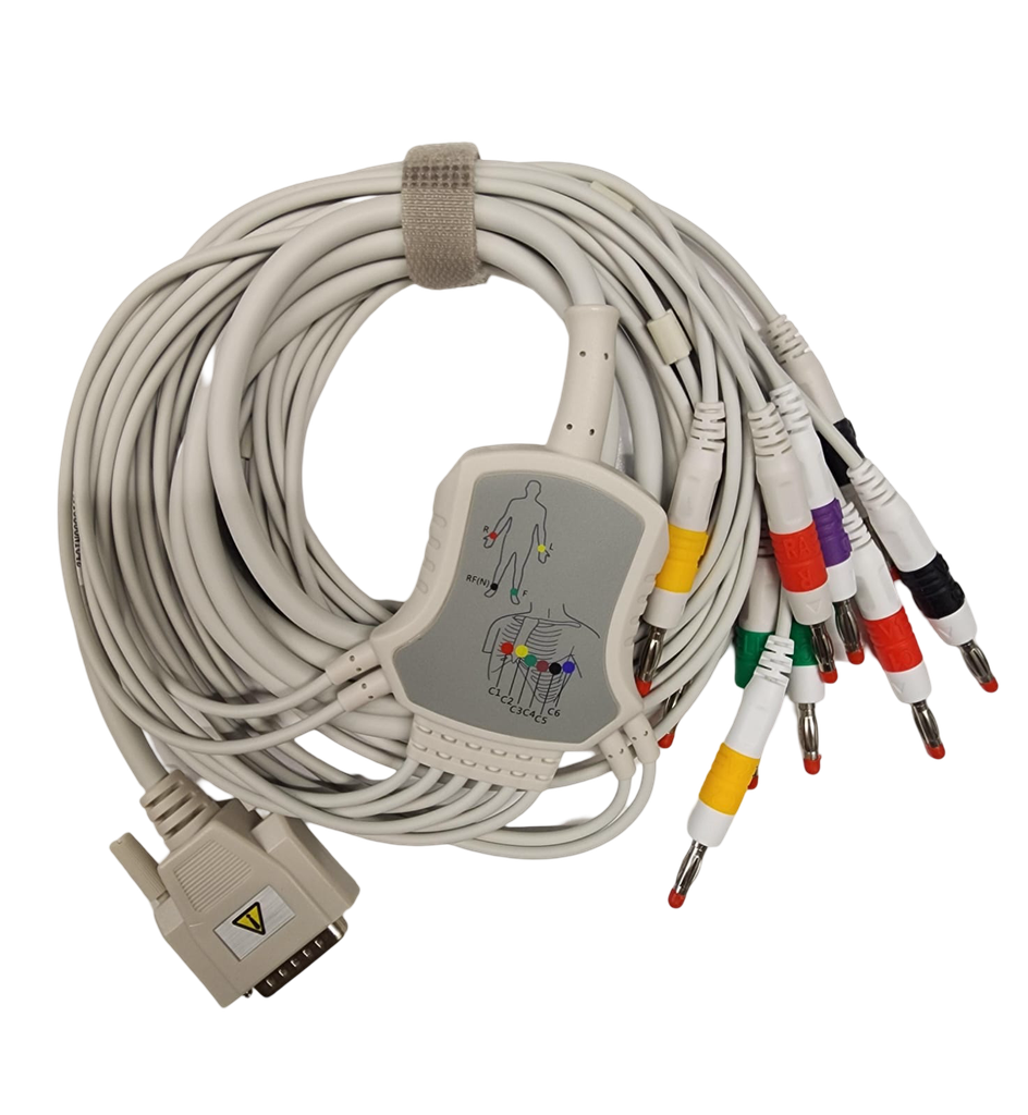 Cable para electrodos adultos, pediatricos o neonatales para ZGN-60 & ZGN+90 (No incluye electrodos)