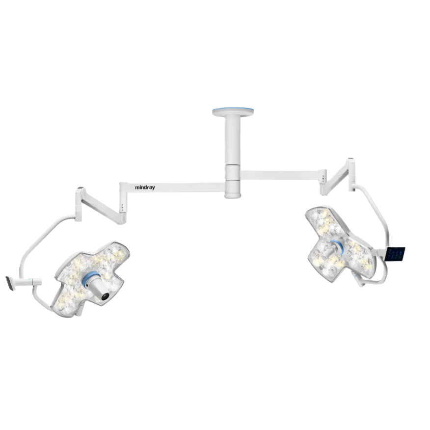 Lampara de quirofano doble LED 160,000 luxes Mod. HyLED C5/C5  