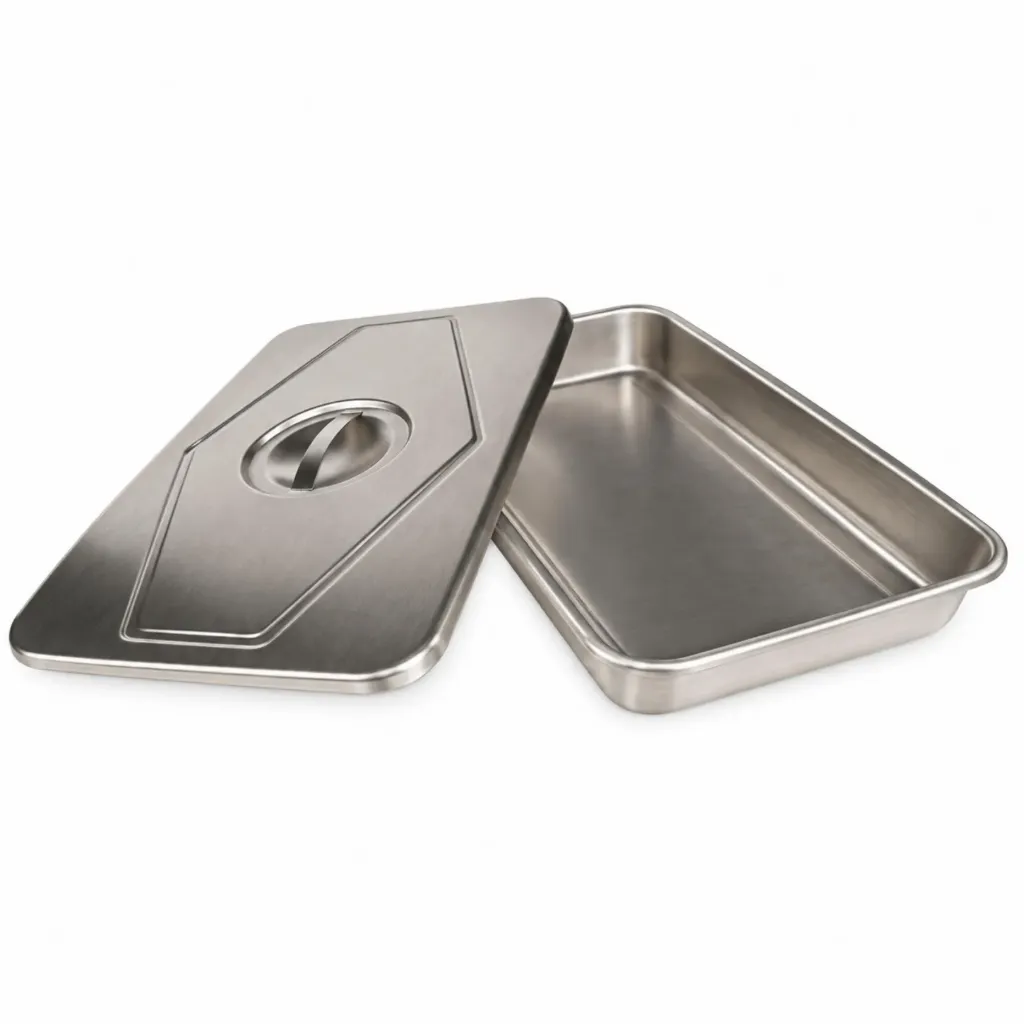 Budinera para instrumental con tapa de 250 ml