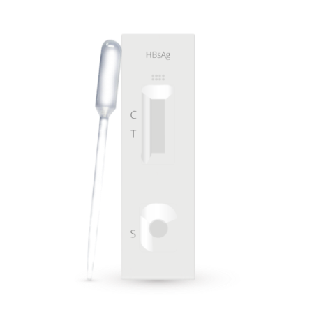 Prueba para Deteccion del Antigeno de Hepatitis B (HBsAg) en Cassette Caja con 40 piezas