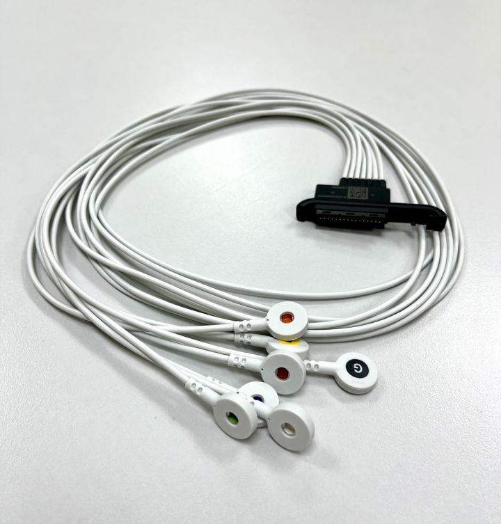 Cable de paciente de 7 puntas de 82 cm para Holter medilogAR 