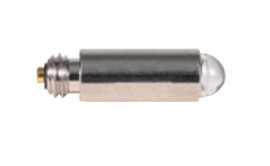 Foco de Xenón 2.5V, 1.88W, para todos los mangos a pilas/recargables de laringoscopios F.O. (caja c/6pzs)