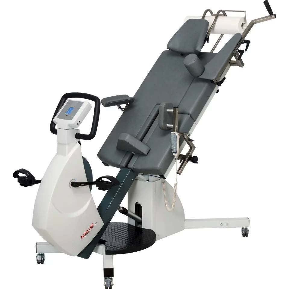 Ergometro Echo Couch 911 LS-G2 para prueba de esfuerzo y ecocardiografia.