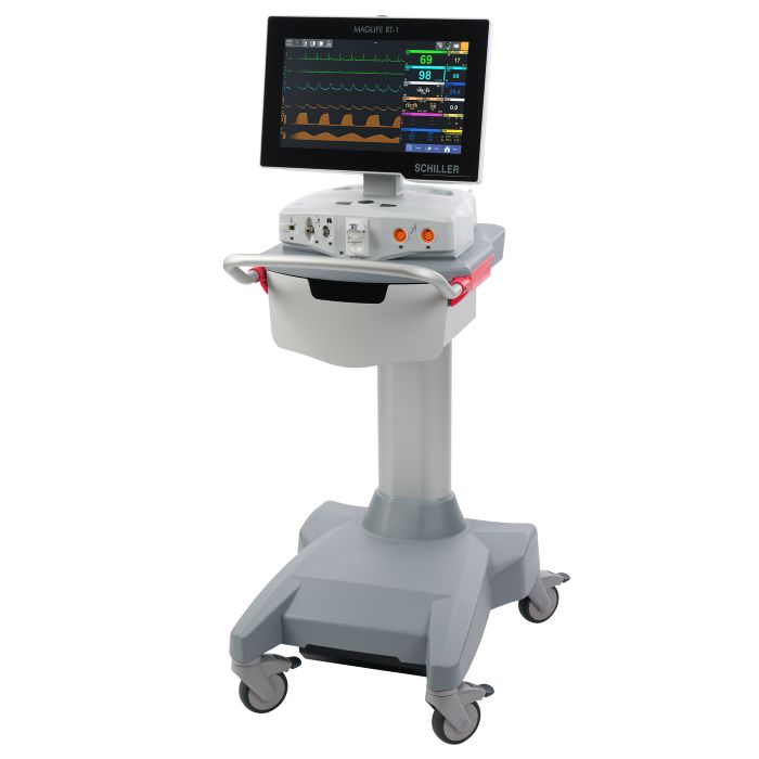 Monitor para Paciente para Resonancia Magnetica (MRI) mod. Maglife RT-1 ESNPCAORT con Modulo AG (O1, N2O y Anestesicos) y Temperatura Optica
