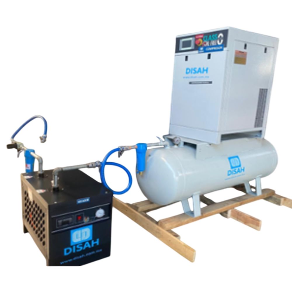 Compresor grado medico de 3 hp simplex con tanque de 250 litros