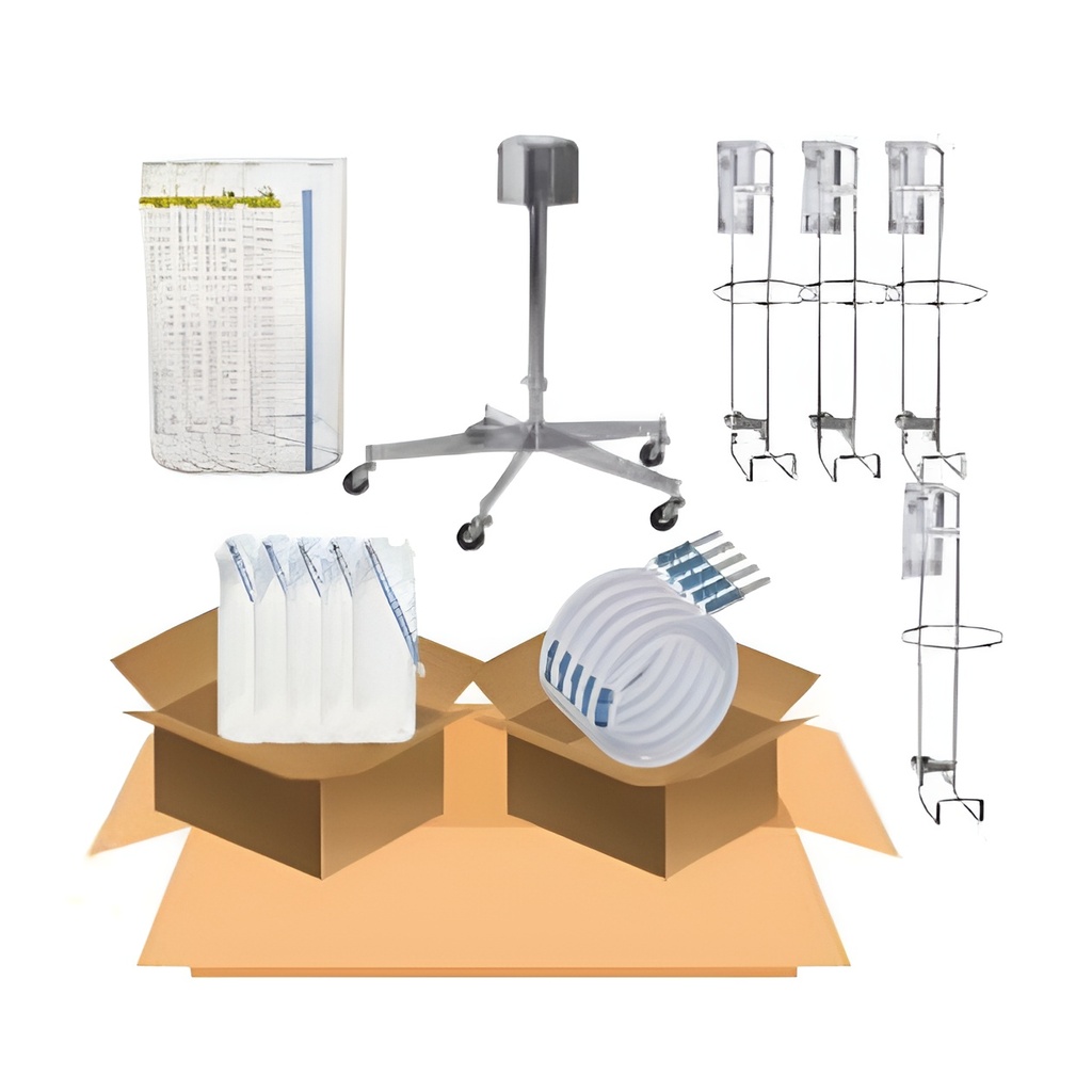 Kit de carro ajustable de acero para canister de 3000 ml con accesorios 