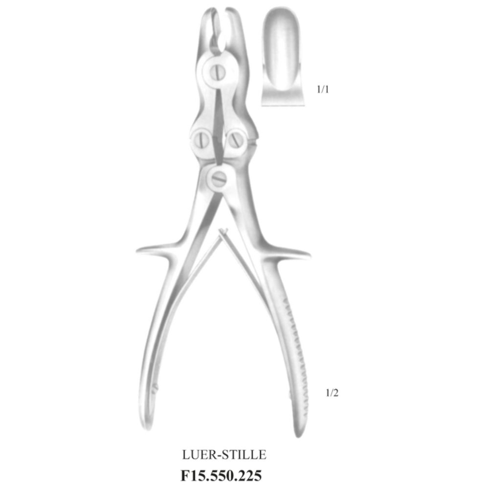 Gubia Luer Stille recta 9mm 23 cms Hi-Premium Acero Aleman