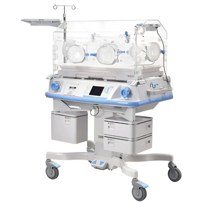 Incubadora Termica Neonatal mod. NK-2B con Elevacion Electronica y Pantalla LCD