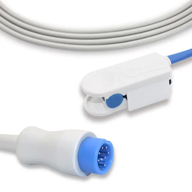Sensor de SPO2 reusable adulto long 3m clip compatible con Mindray