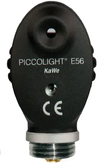 Cabezal para Oftalmoscopio PICCOLIGHT® E56 US KaWe, XH, Negro, 3.5V para MedCenter® 5000